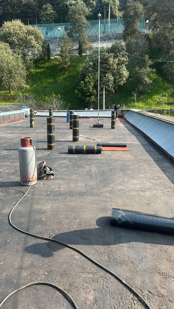 aplicación de primario en azotea